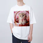 neko_shopのかごねこ3 オーバーサイズTシャツ