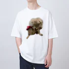 Ruice-Iceの犬　ガジガジ オーバーサイズTシャツ