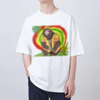 シークレットのレゲエっぽゴリラ Oversized T-Shirt