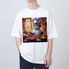 キャリーのcooking猫 Oversized T-Shirt