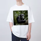 tomyちゃんの考える猿 Oversized T-Shirt