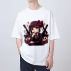 推しの美少女とアイドルのマフィア系少女 Oversized T-Shirt