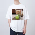 SkyBlueのもふもふな子猫 Oversized T-Shirt