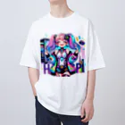 iSysのゲーミング少女ピーシースリー Oversized T-Shirt