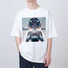 iSysのゲーミング少女ピーシーフォー Oversized T-Shirt