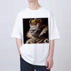 esmeralda64の真珠ねこ　ジョージ3世 Oversized T-Shirt