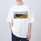 世界美術商店のヴォルガの船曳き / Barge Haulers on the Volga オーバーサイズTシャツ