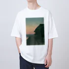 世界美術商店の森ケ崎の夕日 / Sunset at Morigasaki Oversized T-Shirt