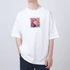 Kyon_IllustItemShopのアーティストのアンニュイ美人 Oversized T-Shirt