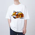 .ANIMALのドットキツネ　 おひるね ver  Oversized T-Shirt