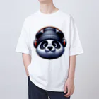 パンダマンのふくよかパンダ オーバーサイズTシャツ