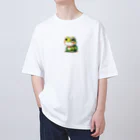 kawaiidoubututatiのカエル×めがね Oversized T-Shirt