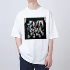 kenken-kenkenショップの幾何学TOKYO Oversized T-Shirt