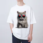 jiyurakuのクールなお猫様 オーバーサイズTシャツ