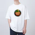 ぷりぷり飯店ヌーイーのぷりぷりサーモンいくら丼 Oversized T-Shirt