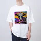 angelaideのanimal welfare cow Oversized T-Shirt