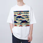 curtisの富士山ピクセルアート オーバーサイズTシャツ