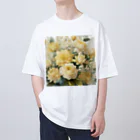 okierazaのペールイエローテーマの花束 Oversized T-Shirt