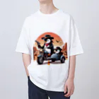 Cielo5924のカウボーイペンギン Oversized T-Shirt