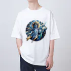 かーふくんのあがきショップの雷鳴のソラリオン Oversized T-Shirt