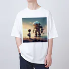 せんたんしのtomodachi オーバーサイズTシャツ