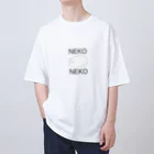 低音にゃーおのお店のNEKONEKO Oversized T-Shirt