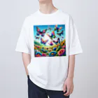 すずらん24の幸運のお花畑 Oversized T-Shirt