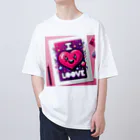 moco3-_-のアイラブゆ Oversized T-Shirt