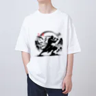 影の戦士コレクションの忍びの風 Oversized T-Shirt