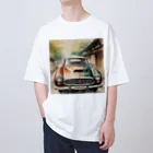 happiness_shopのレトロで魅力的な自動車 Oversized T-Shirt
