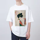 寿めでたや(ukiyoe)の浮世絵：喜多川歌麿_＜教訓親の目鑑＞ オーバーサイズTシャツ