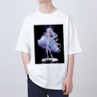 レーザーの純白のアイドル Oversized T-Shirt