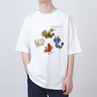 Siderunの館 B2の画伯チック四神 Oversized T-Shirt