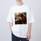 ponazuの帰りを待つ犬 Oversized T-Shirt