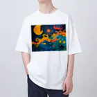 AQUAMETAVERSEのゲンノ夢　　NON13 Oversized T-Shirt