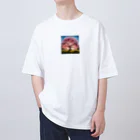 ニコショップの桜の木 Oversized T-Shirt