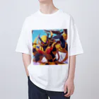 hatomaru348の情熱的な蠍 オーバーサイズTシャツ
