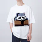 .ANIMALのドットアライグマ　 ちかれた ver オーバーサイズTシャツ