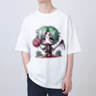 saitou1x4のホラー　ゾンビ８ オーバーサイズTシャツ