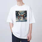 ALICE_nonの踊っているウサギたち Oversized T-Shirt