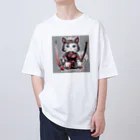 michael−skショップの猫侍 Oversized T-Shirt