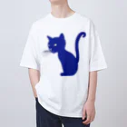 MEGROOVEのシルエットにゃん🐱 オーバーサイズTシャツ