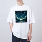 ほっこり絵音舎のほしのおともだち Oversized T-Shirt