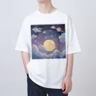 hydrangea-macrophyllaのDancing under the stars of imagination. オーバーサイズTシャツ