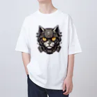 STRANGE-CATのSTRANGE-CAT メカ猫 Oversized T-Shirt