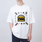 Nのハンバーガーくん オーバーサイズTシャツ