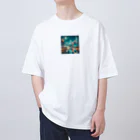 bobokeの夜景シリーズ Oversized T-Shirt