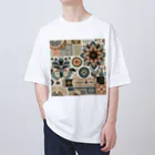 クリエイティブ・スタイル・ストアのノスタルジックレトロ Oversized T-Shirt