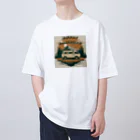 dotmagのレトロなキャンピングカーグッズ Oversized T-Shirt