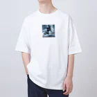 lonely_wolfの閃光を切り裂くチーター・ブレード Oversized T-Shirt